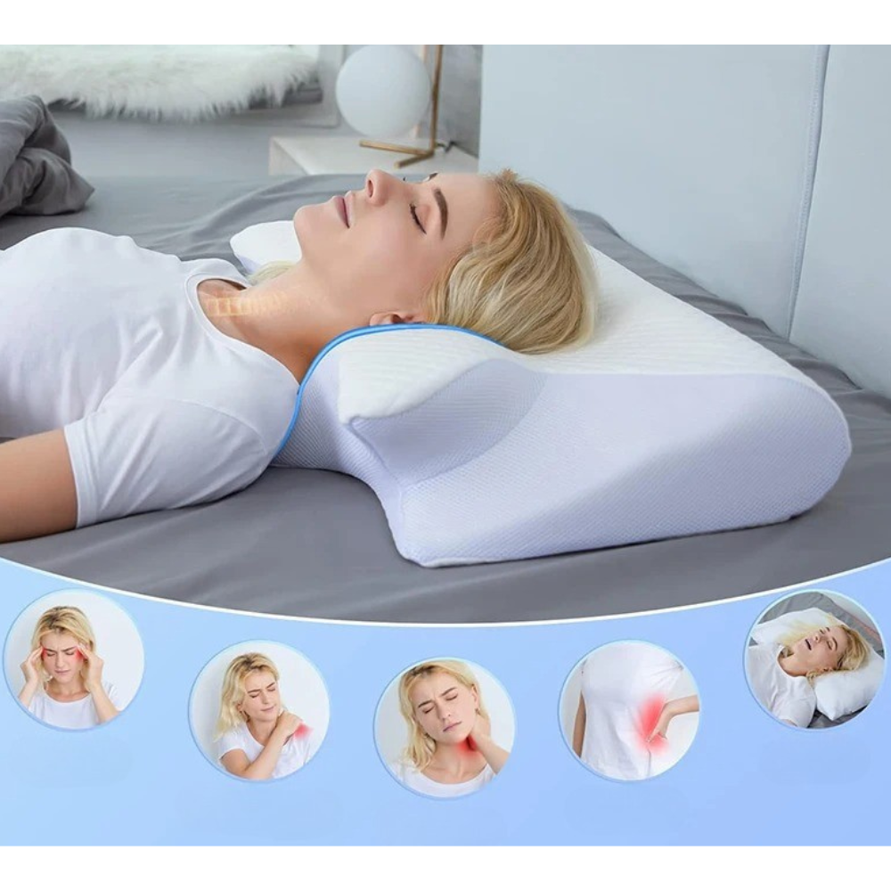 Ergonomisk Nackkudde med Memory Foam
