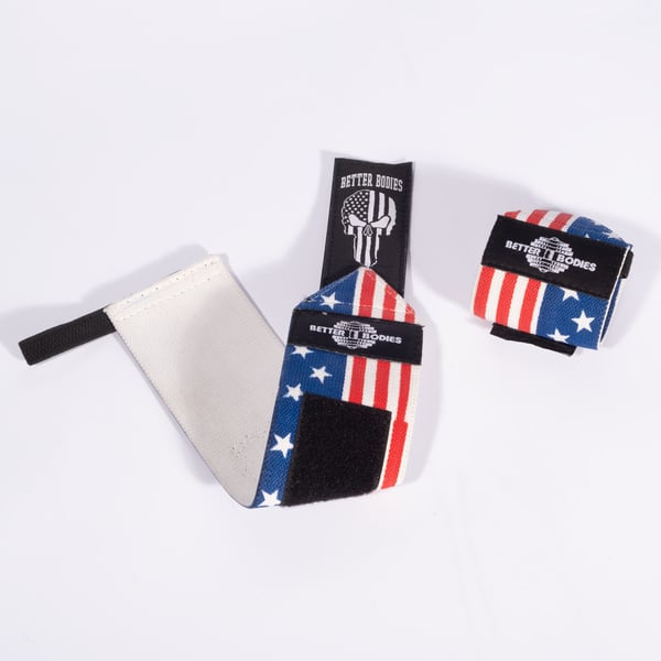 Better Bodies Wrist Wraps USA Flag