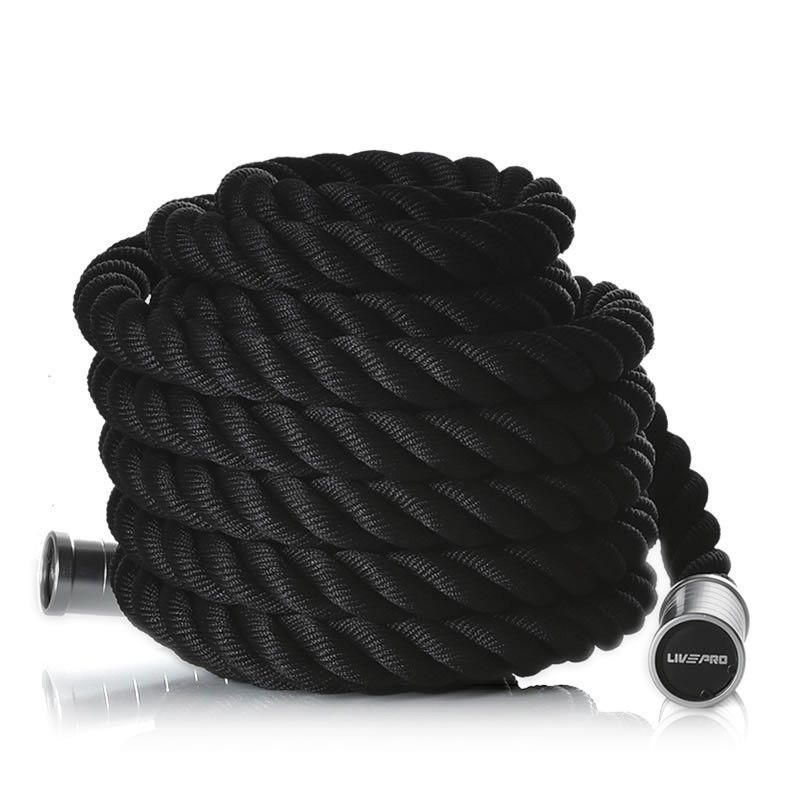 LivePro Aluminium Handle Battle Rope - Träningsrep